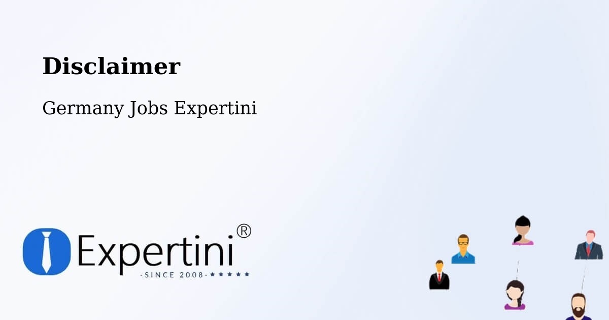 Disclaimer – Marktoberdorf - Germany Jobs Expertini